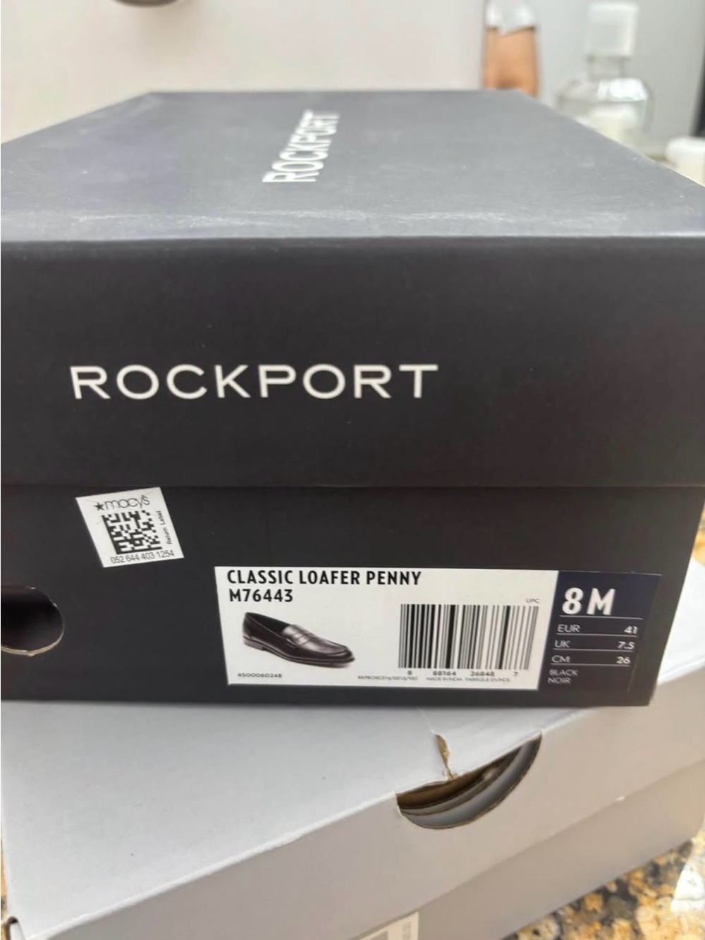 Rockport Black Classic Penny Loafers Boxed